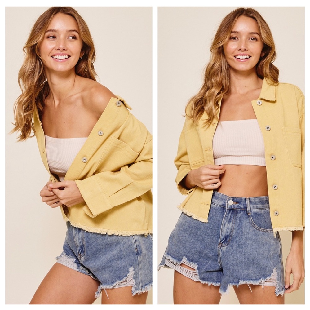 Gigi Long sleeves Denim Jacket With Pockets